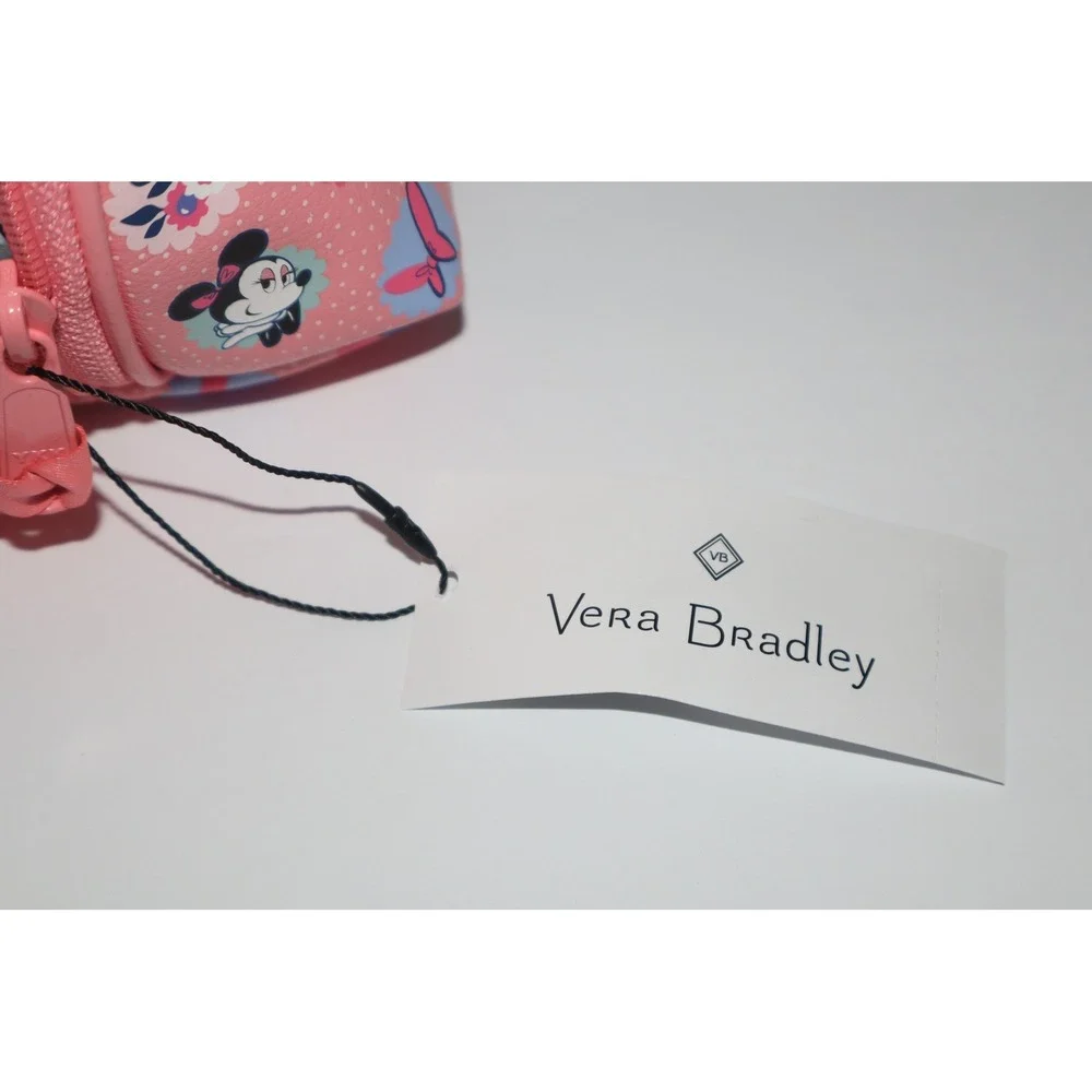 VERA BRADLEY x Disney Clamshell Cosmetic Minnie's Garden Dots NEW